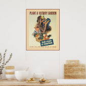 ヴィンテージビクトリーガーデン ポスター (キッチン)