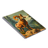 ヴィンテージビグーンシープイラストレーション ノートブック (右側)