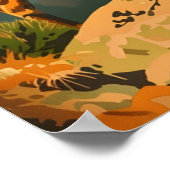 ヴィンテージビグーンシープイラストレーション ポスター (角)