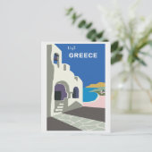 ヴィンテージビジットギリシャ観光旅行 ポストカード (スタンド正面)