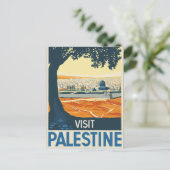 ヴィンテージビジットパレスティナントラベル ポストカード (スタンド正面)