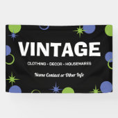 ヴィンテージビジネスミッドセンチュリーモダンスタイル 横断幕 (横)