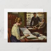 ヴィンテージビジネス会議、役員とのオフィス (正面/裏面)