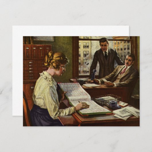 ヴィンテージビジネス会議、役員とのオフィス (正面/裏面)