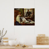 ヴィンテージビジネス会議、役員とのオフィス ポスター (キッチン)