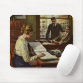 ヴィンテージビジネス会議、役員とのオフィス マウスパッド (マウス)