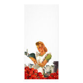 ヴィンテージビジネス家の缶詰になる市場の棚カード ラックカード (裏面)