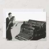 ヴィンテージビジネス、アンティークオフィスマニュアルタイプライター (正面)