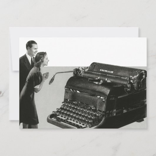 ヴィンテージビジネス、アンティークオフィスマニュアルタイプライター (正面)