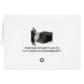 ヴィンテージビジネス、アンティークオフィスマニュアルタイプライター (裏面横)