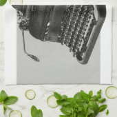 ヴィンテージビジネス、アンティークオフィスマニュアルタイプライター キッチンタオル (折り畳み)