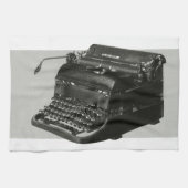 ヴィンテージビジネス、アンティークオフィスマニュアルタイプライター キッチンタオル (横)