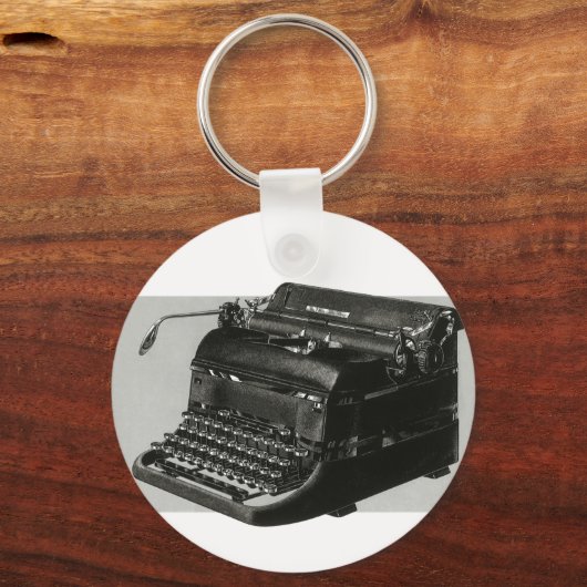 ヴィンテージビジネス、アンティークオフィスマニュアルタイプライター キーホルダー (裏面)