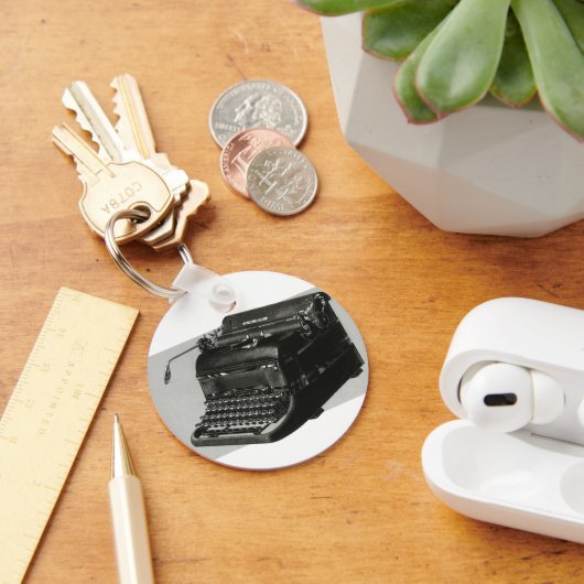 ヴィンテージビジネス、アンティークオフィスマニュアルタイプライター キーホルダー (デスク)