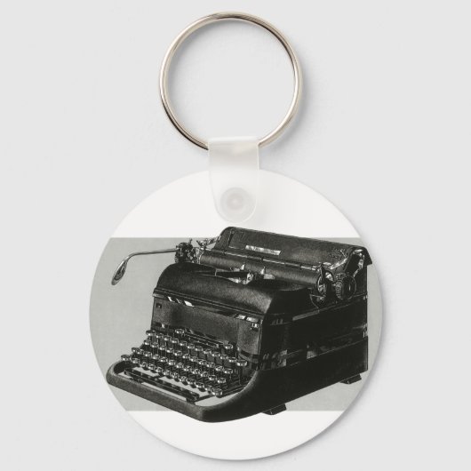 ヴィンテージビジネス、アンティークオフィスマニュアルタイプライター キーホルダー (裏面)