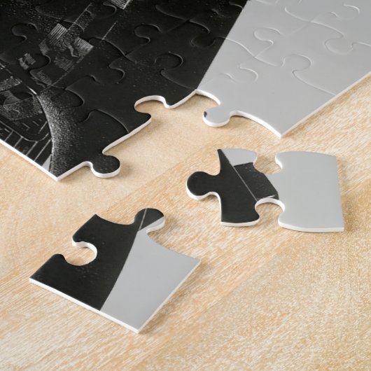 ヴィンテージビジネス、アンティークオフィスマニュアルタイプライター ジグソーパズル (側面)