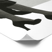 ヴィンテージビジネス、アンティークオフィスマニュアルタイプライター ポスター (角)