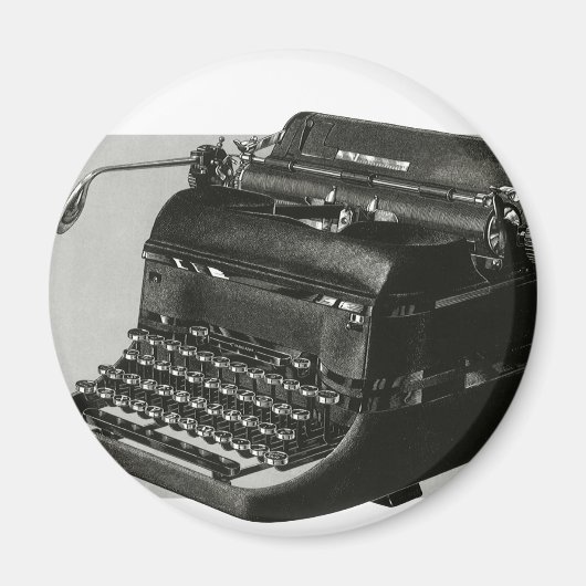 ヴィンテージビジネス、アンティークオフィスマニュアルタイプライター マグネット (正面)