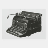 ヴィンテージビジネス、アンティークオフィスマニュアルタイプライター ラッピングペーパーシート (正面3)