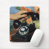 ヴィンテージビジネス、アンティーク電話ロータリダイヤル マウスパッド (マウス)