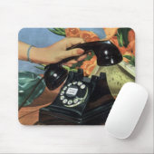 ヴィンテージビジネス、アンティーク電話ロータリダイヤル マウスパッド (マウス)