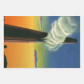 ヴィンテージビジネス、スチームホイッスル工場サンライズ ラッピングペーパーシート (正面3)