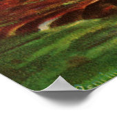 ヴィンテージビジネス、ホルスタイン乳牛の酪農場 ポスター (角)