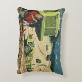 ヴィンテージビジネス、建築サイト(測量士あり) アクセントクッション (裏面(縦))