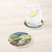 ヴィンテージビジネス、建築サイト(測量士あり) コースター (側面)