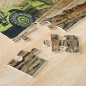 ヴィンテージビジネス、建築サイト(測量士あり) ジグソーパズル (側面)