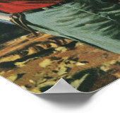 ヴィンテージビジネス、建築サイト(測量士あり) ポスター (角)