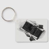 ヴィンテージビジネス、手、建築設計図 キーホルダー (裏面)