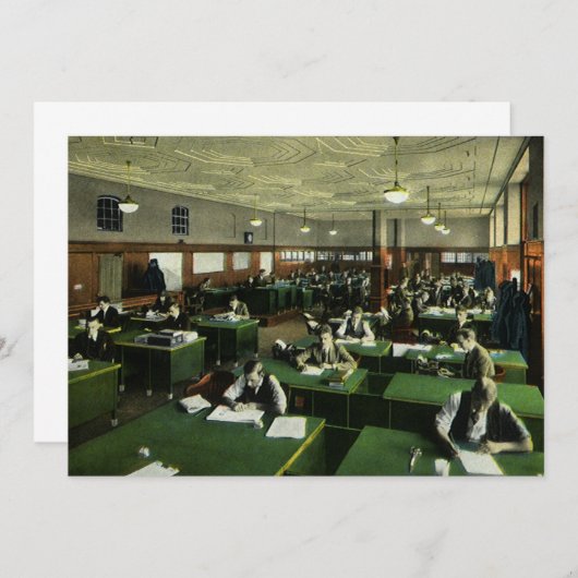 ヴィンテージビジネス、新聞社のジャーナリスト (正面/裏面)