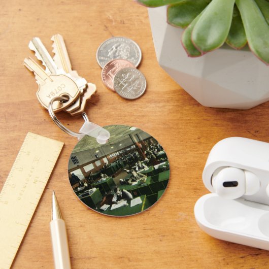 ヴィンテージビジネス、新聞社のジャーナリスト キーホルダー (デスク)