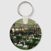 ヴィンテージビジネス、新聞社のジャーナリスト キーホルダー (裏面)