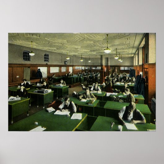 ヴィンテージビジネス、新聞社のジャーナリスト ポスター (正面)