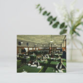 ヴィンテージビジネス、新聞社のジャーナリスト ポストカード (スタンド正面)