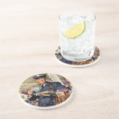 ヴィンテージビジネス、郵便配達人 コースター (側面)