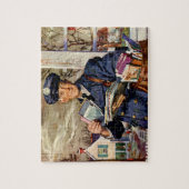 ヴィンテージビジネス、郵便配達人 ジグソーパズル (縦)