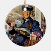 ヴィンテージビジネス、郵便配達人 セラミックオーナメント (裏面)