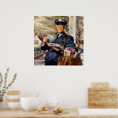 ヴィンテージビジネス、郵便配達人 ポスター (キッチン)