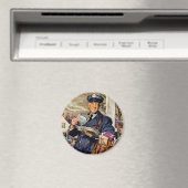 ヴィンテージビジネス、郵便配達人 マグネット (インサイチュ (食洗機))