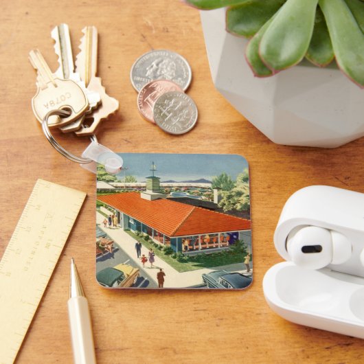 ヴィンテージビジネス、50sファミリーレストランダイナー キーホルダー (デスク)