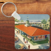 ヴィンテージビジネス、50sファミリーレストランダイナー キーホルダー (正面)