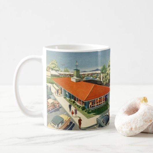 ヴィンテージビジネス、50sファミリーレストランダイナー コーヒーマグカップ (ドーナツ)