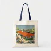 ヴィンテージビジネス、50sファミリーレストランダイナー トートバッグ (正面)