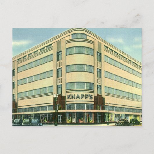 ヴィンテージビジネス、Knapp's Department Store ポストカード (正面)