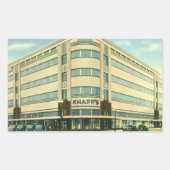 ヴィンテージビジネス、Knapp's Department Store 長方形シール (正面)