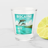 ヴィンテージビスケイン国立公園 ショットグラス (正面)
