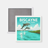 ヴィンテージビスケイン国立公園 マグネット (正面/裏面)